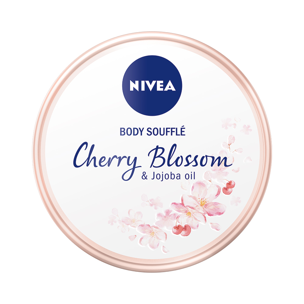 Nivea Tělové suflé s olejem Cherry Blossom & jojobový olej 200 ml Nivea