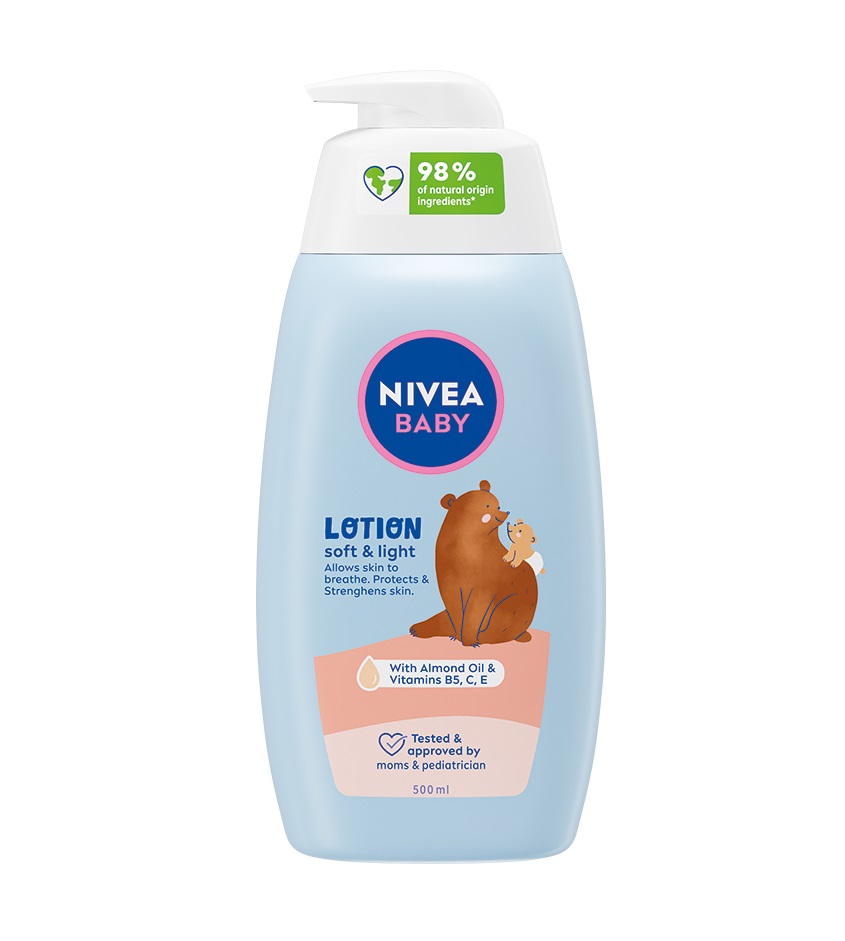 Nivea baby Lehké tělové mléko pumpa 500 ml Nivea baby