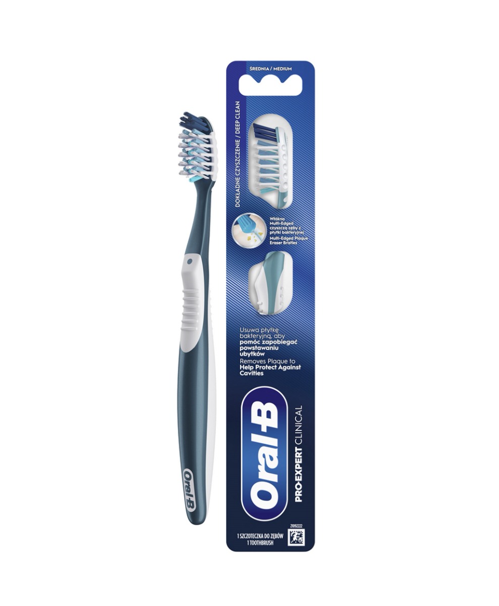 Oral-B Cross Action PRO Expert Clinical Medium manuální zubní kartáček 1 ks Oral-B
