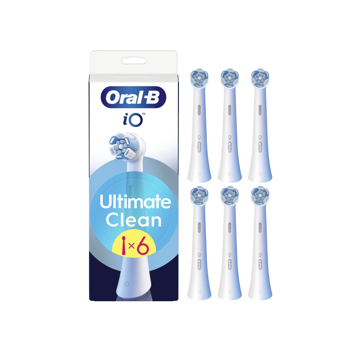 Oral-B iO Series Ultimate Clean kartáčkové hlavy 6 ks bílé Oral-B