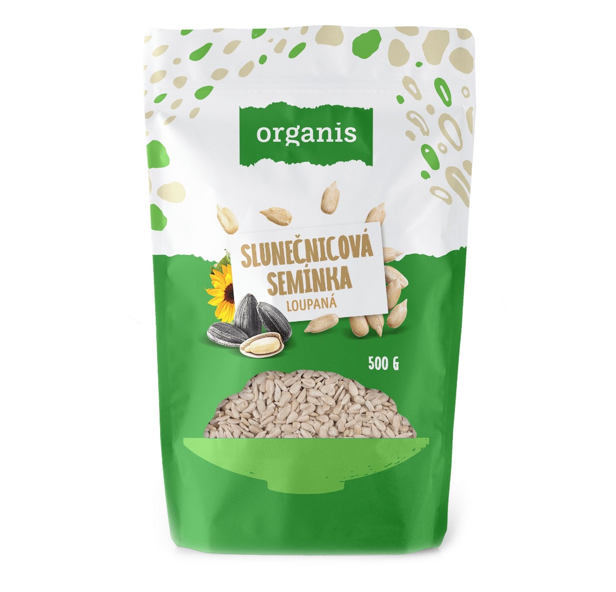 Organis Semínka slunečnicová loupaná 500 g Organis