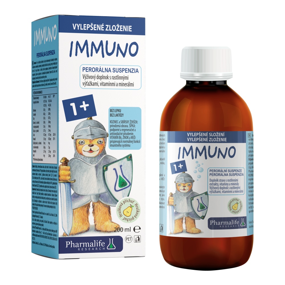 Pharmalife Imunno 1r+ perorální suspenze 200 ml Pharmalife