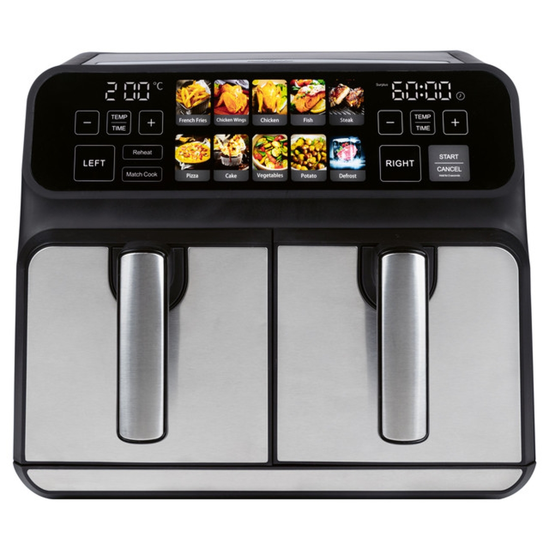ProfiCook FR 1287 H dvojitá horkovzdušná fritéza s barevným displejem 8l ProfiCook