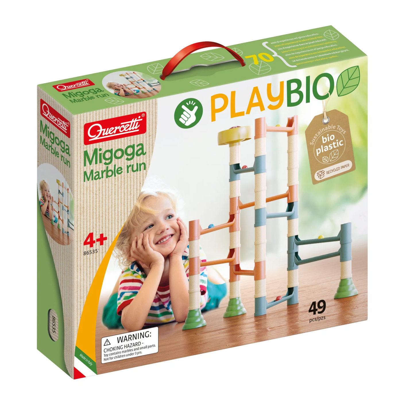 Quercetti PlayBio - Migoga Marble Run - kuličková dráha Quercetti
