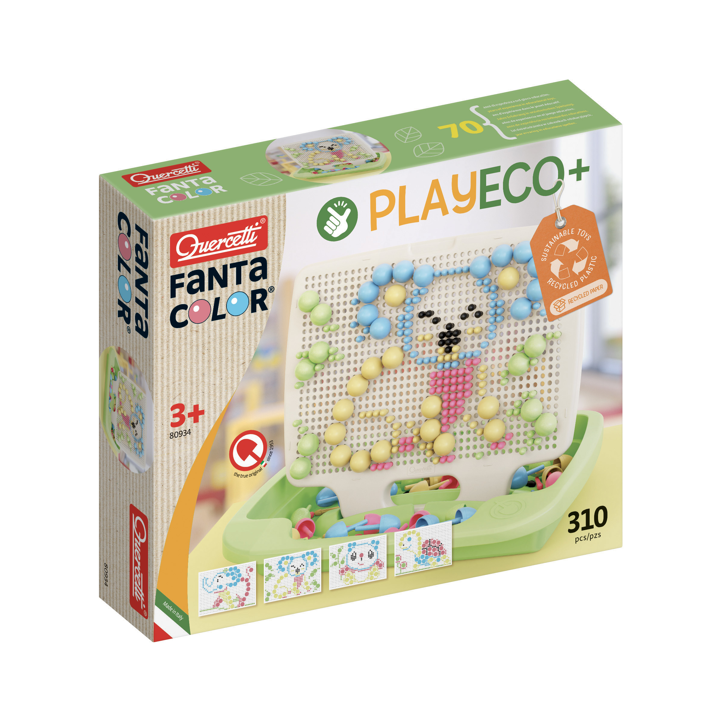 Quercetti PlayEco - Mozaika Fantacolor Quercetti