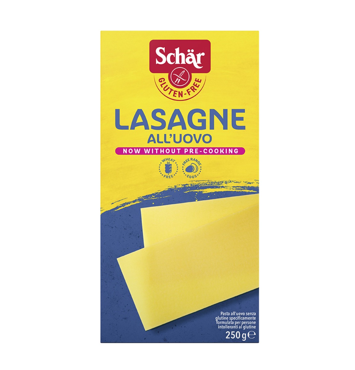 SCHÄR Lasagne All´Uovo těstoviny bez lepku 250 g SCHÄR