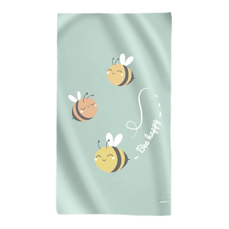 Saro Baby mikrovláknová osuška 90x160cm Bee Happy Saro Baby