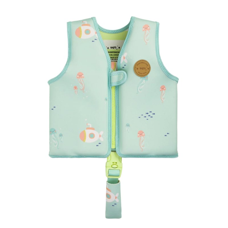 Saro Baby plavecká neoprenová vesta s UV ochranou (3-6r) Jellyfish Saro Baby