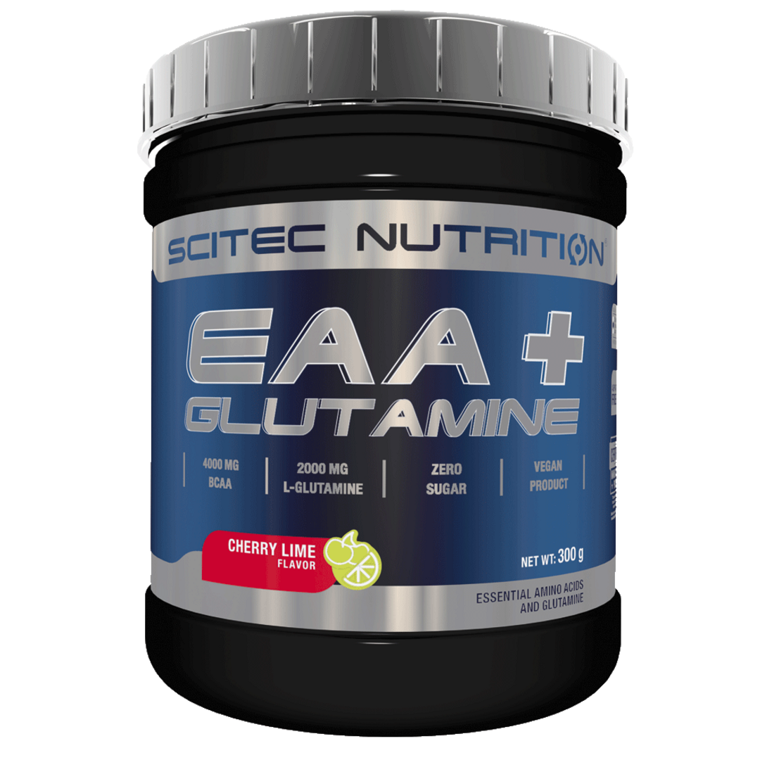 Scitec Nutrition EAA+ Glutamine 300g - růžová limonáda Scitec Nutrition