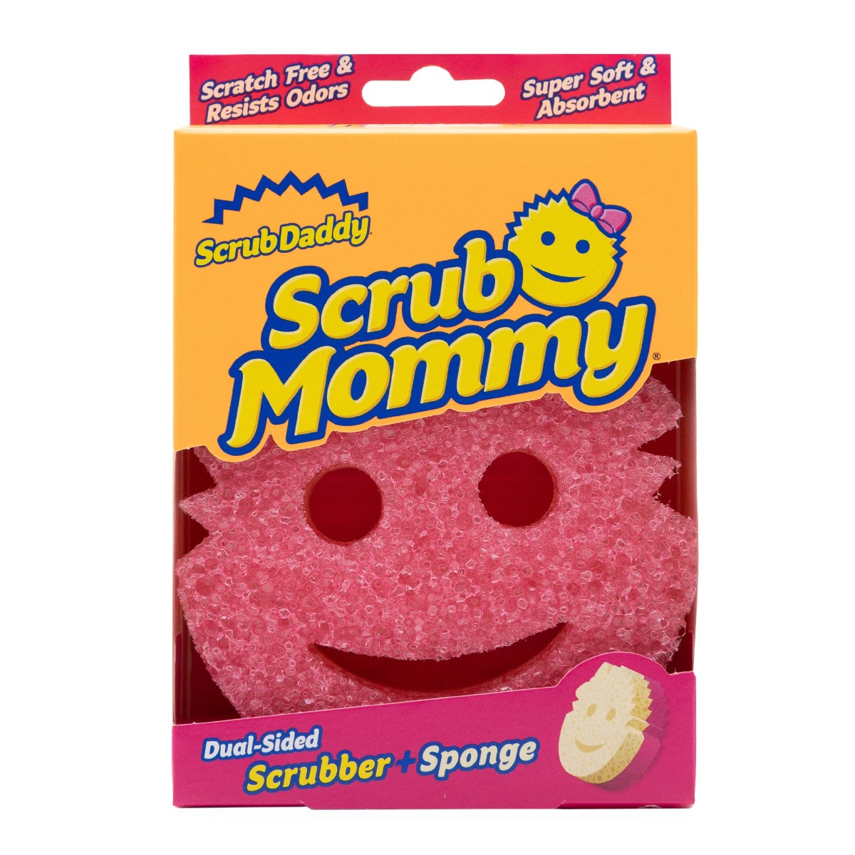 Scrub Daddy Houbička Scrub Mommy 1 ks růžová Scrub Daddy