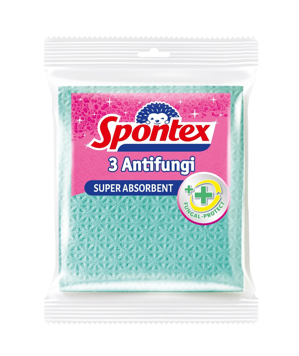 Spontex Antifungi houbová utěrka 3 ks Spontex