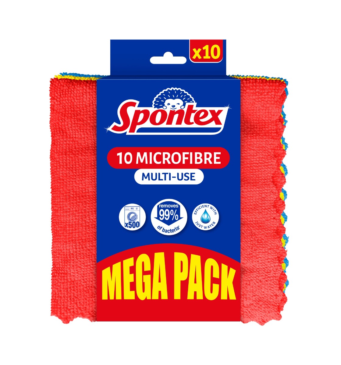 Spontex Microfibre Multi-Usages hadřík 10 ks Spontex