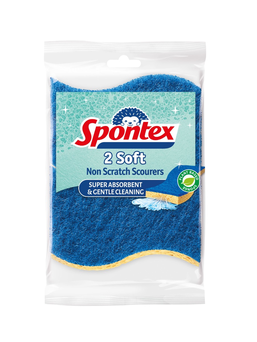 Spontex Soft houbička na nádobí 2 ks Spontex
