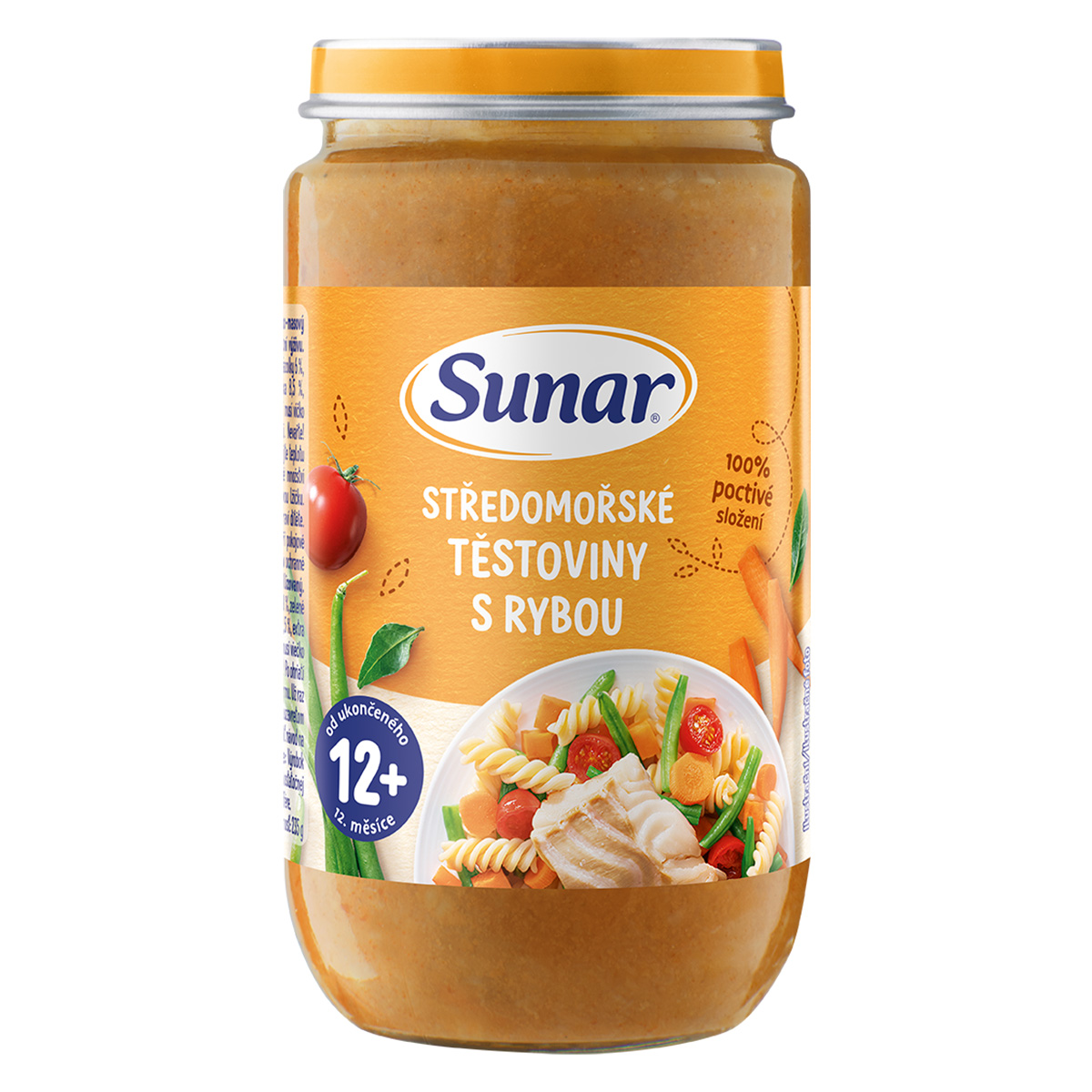Sunar Příkrm Středomořské těstoviny s rybou 12m+ 235 g Sunar