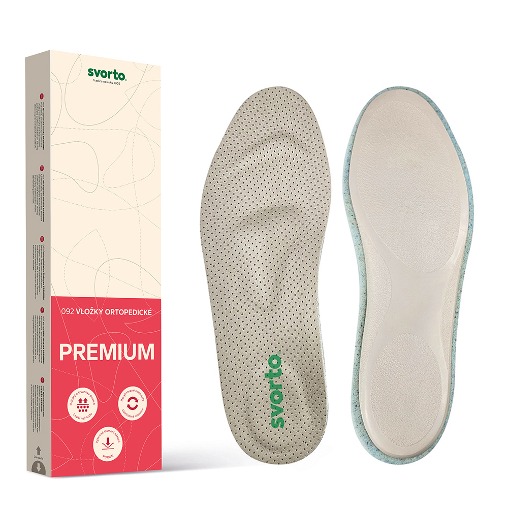 Svorto 092 Vložky ortopedické Premium vel. 38 1 pár Svorto