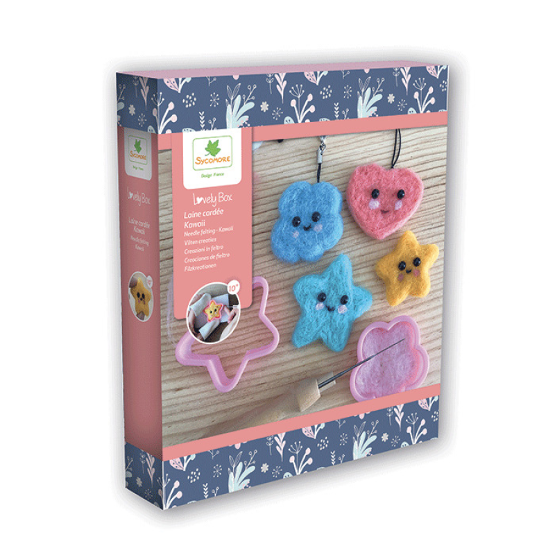 Sycomore Lovely Box - plstěné doplňky Kawaii Sycomore