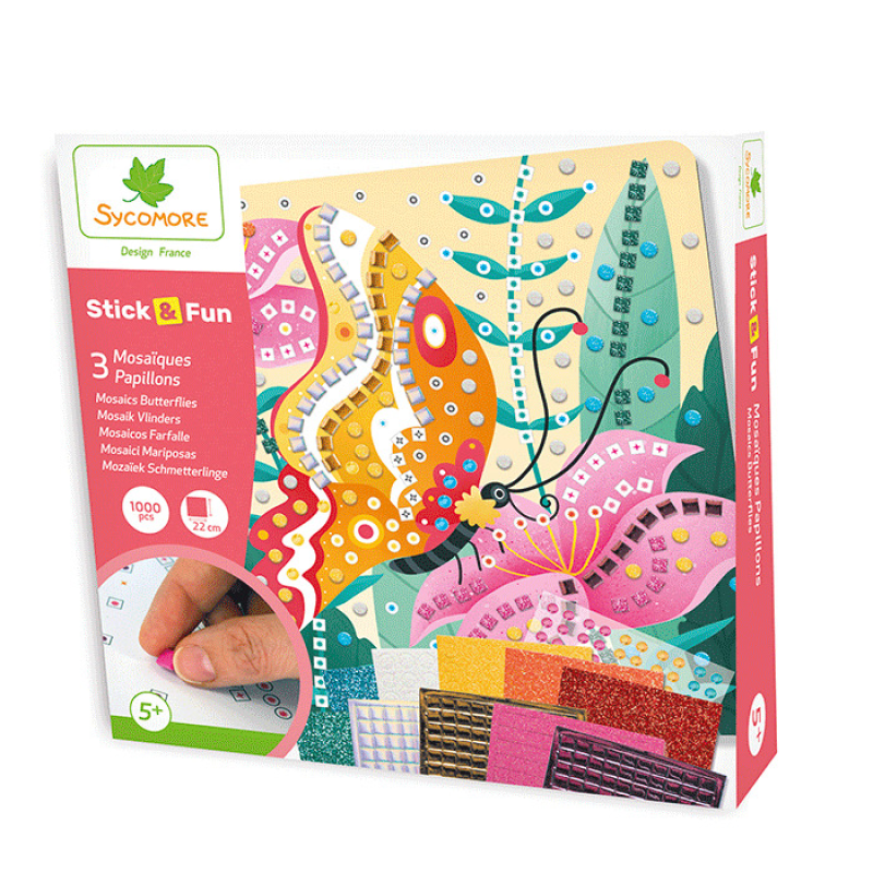 Sycomore Stick & Fun - mozaika - motýlci Sycomore