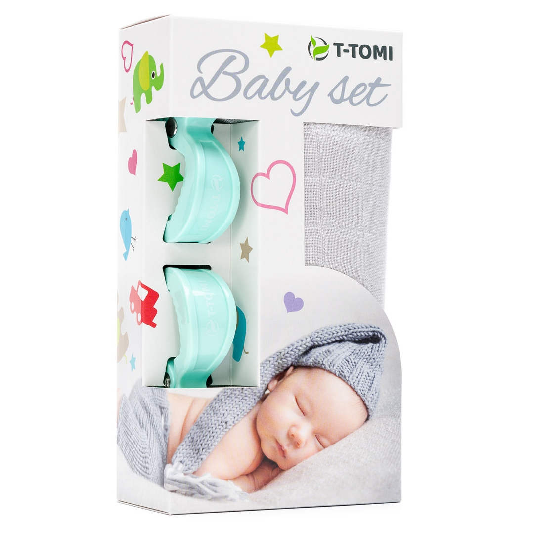 T-tomi BABY SET - Grey T-tomi