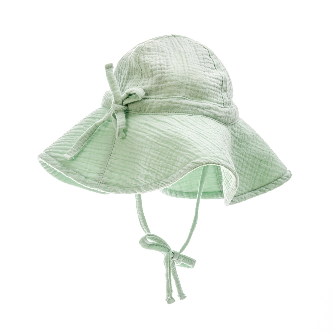 T-tomi BIO Mušelínový klobouček Mint (0-6 měsíců) T-tomi