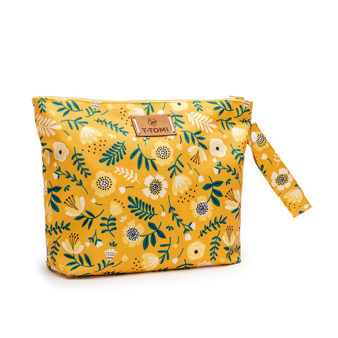 T-tomi Big Baggie Mustard flowers T-tomi