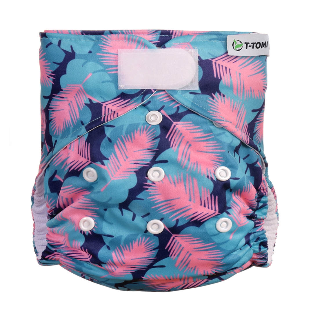 T-tomi Kalhotková plena AIO - přebalovací set suchý zip Feathers T-tomi