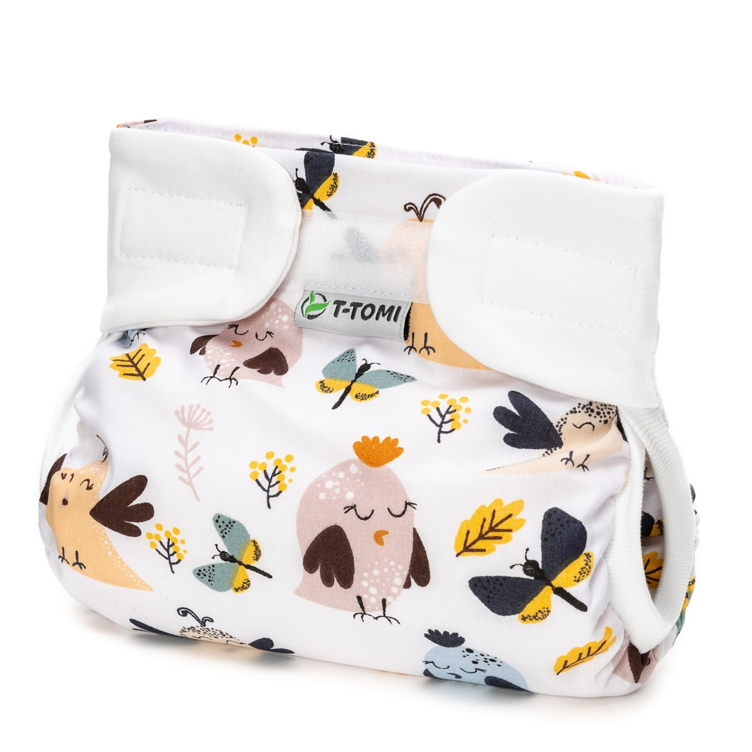 T-tomi Ortopedické abdukční kalhotky PLUS - suchý zip Birds (5-9kg) T-tomi