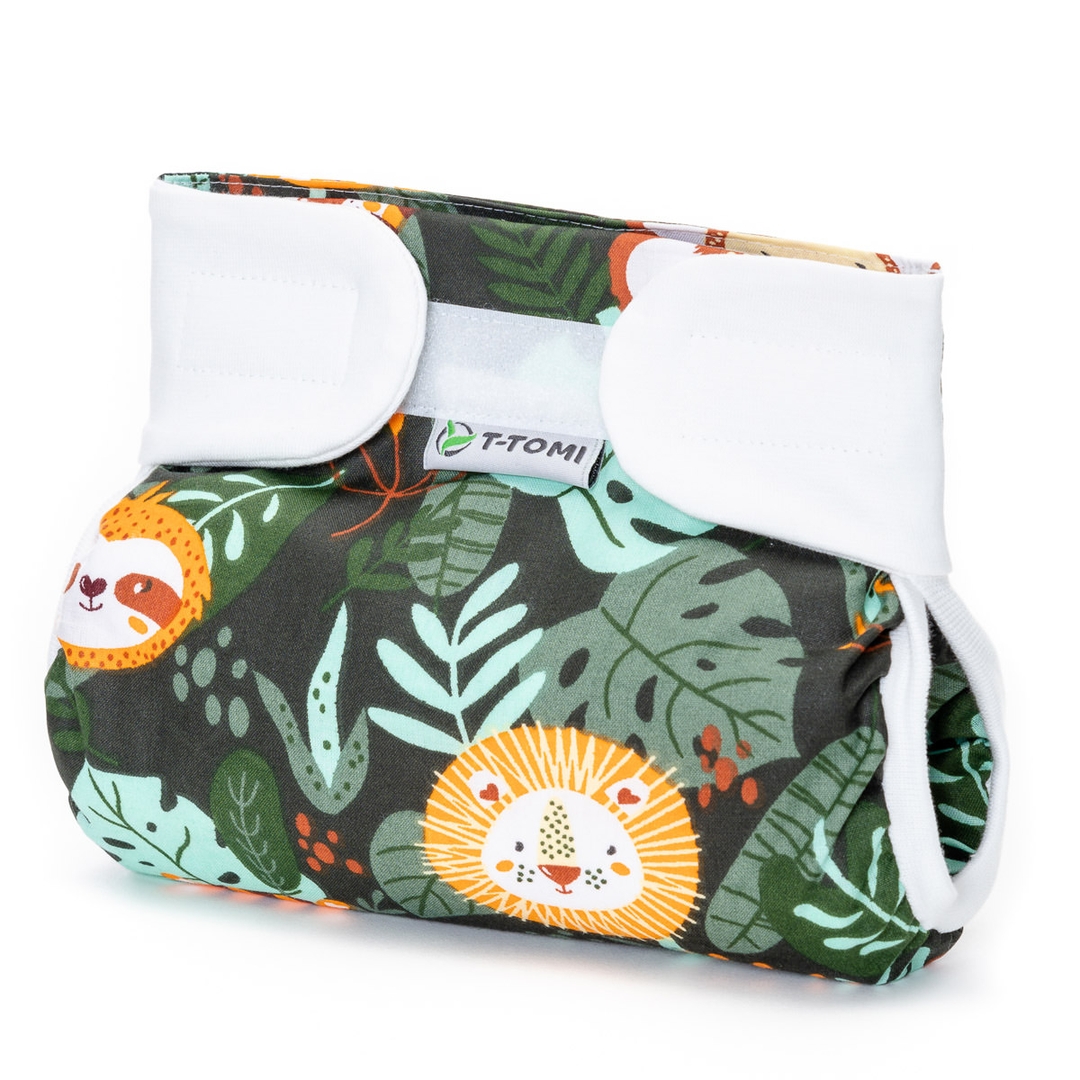 T-tomi Ortopedické abdukční kalhotky PLUS - suchý zip Jungle (5-9kg) T-tomi