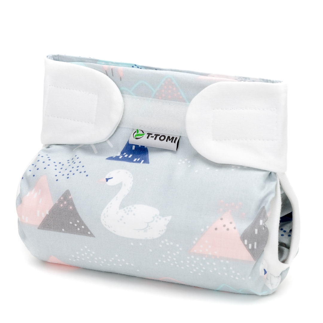 T-tomi Ortopedické abdukční kalhotky PLUS - suchý zip Swan (5-9kg) T-tomi