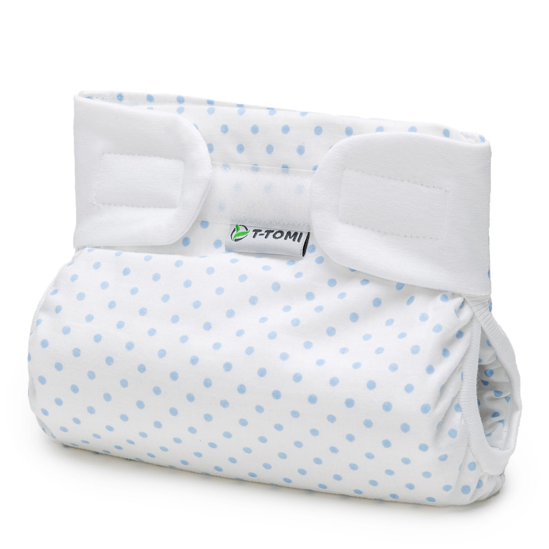 T-tomi Ortopedické abdukční kalhotky - suchý zip Blue dots (5-9kg) T-tomi