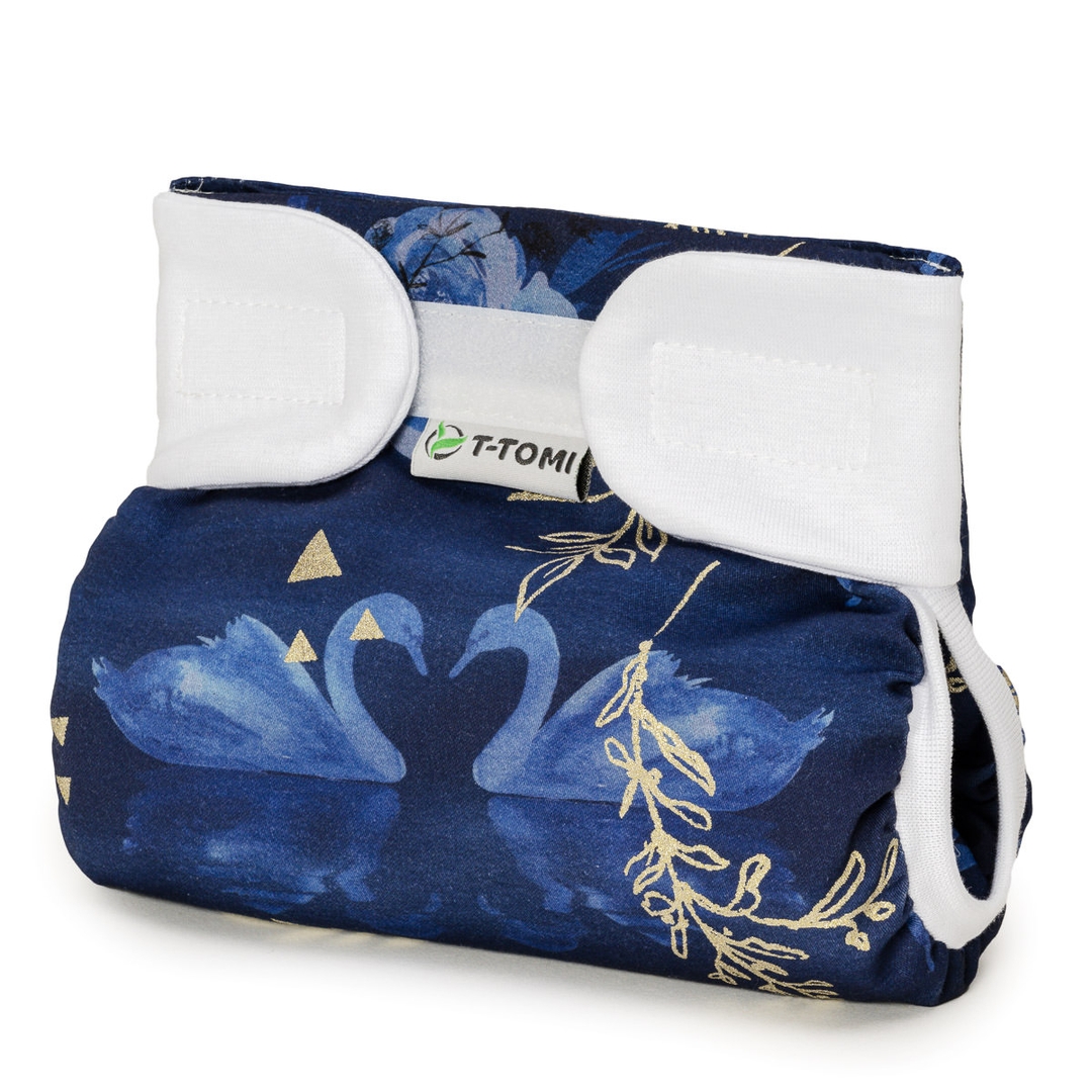 T-tomi Ortopedické abdukční kalhotky - suchý zip Swan lake (3-6kg) T-tomi