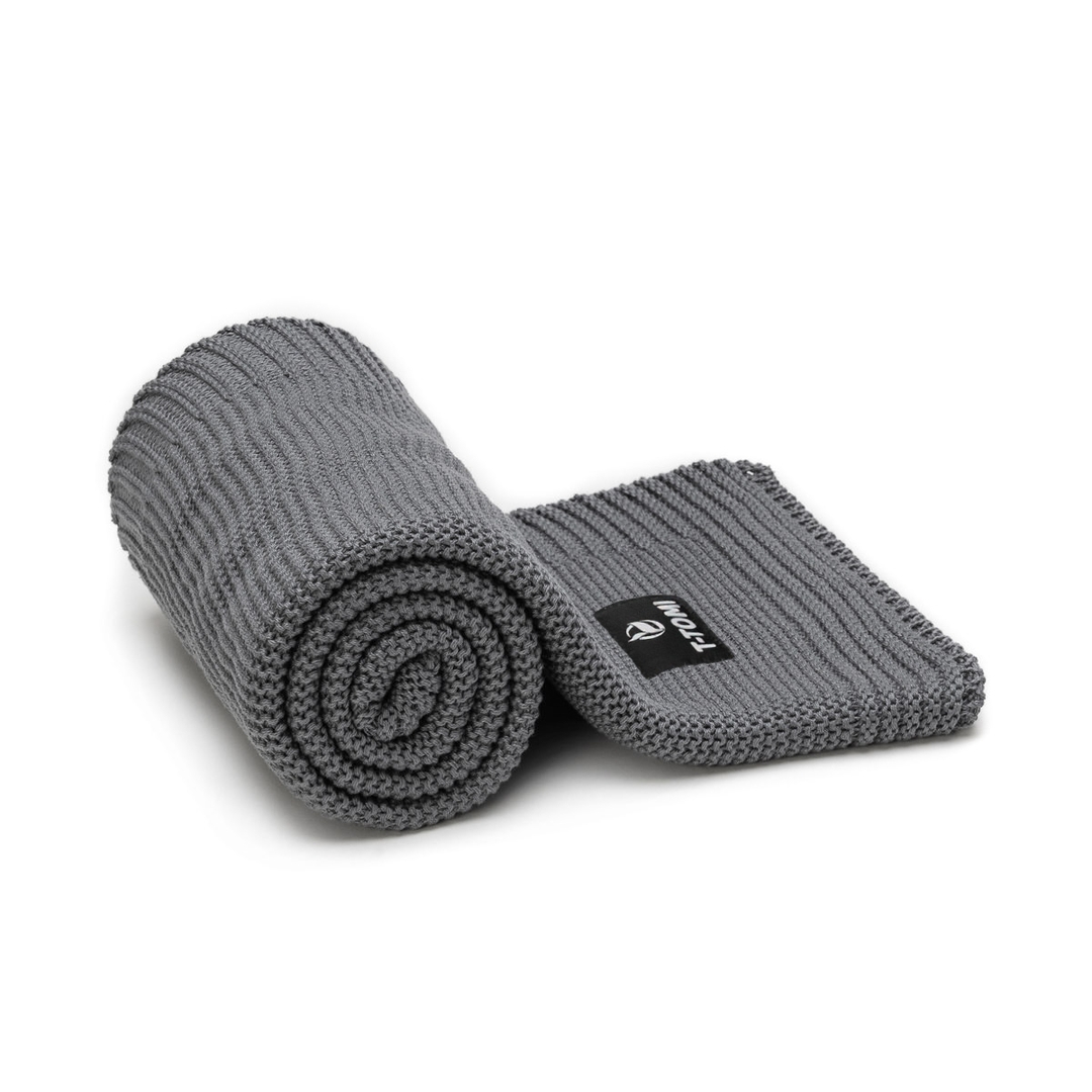 T-tomi Pletená deka Dark grey waves T-tomi