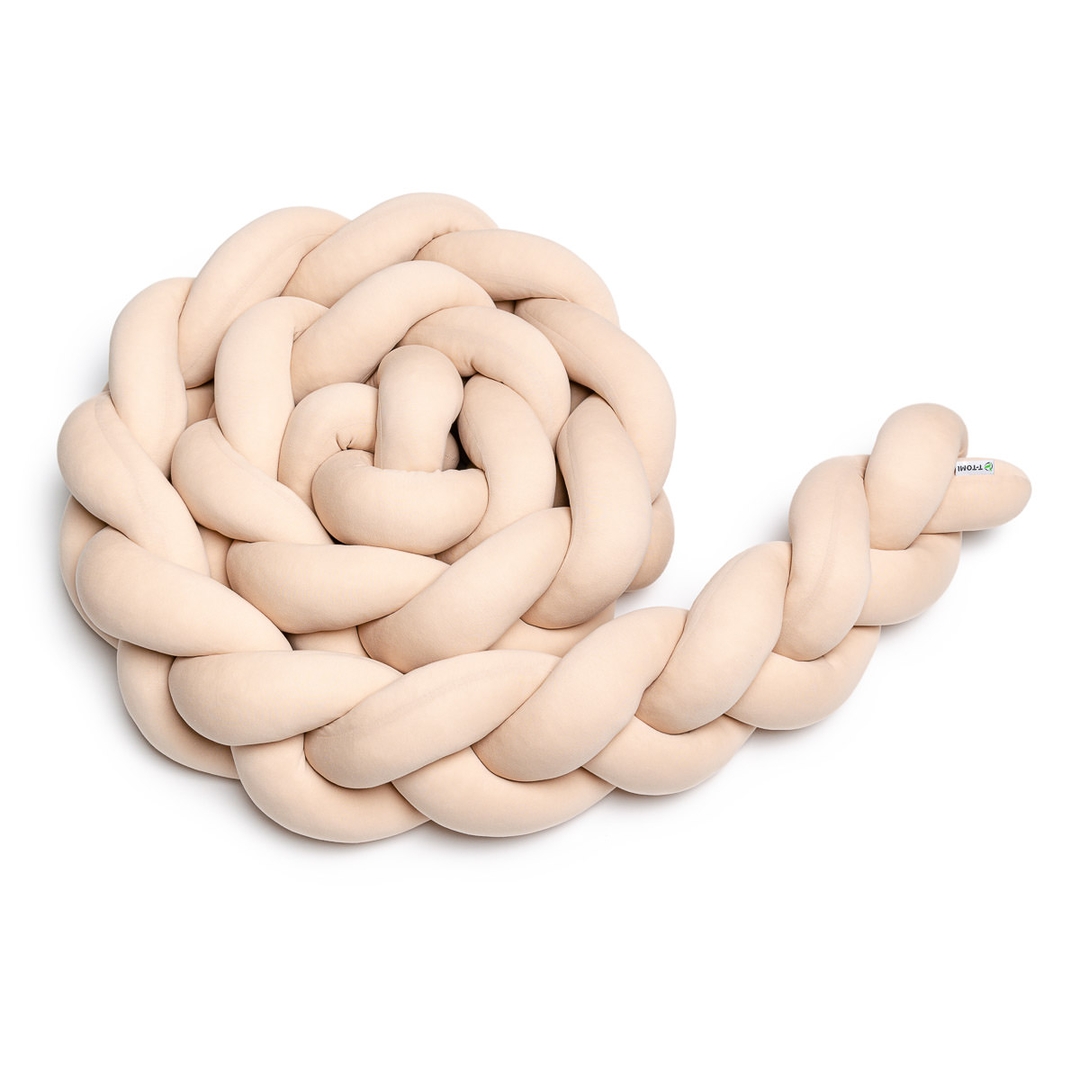 T-tomi Pletený mantinel 180 cm Beige T-tomi