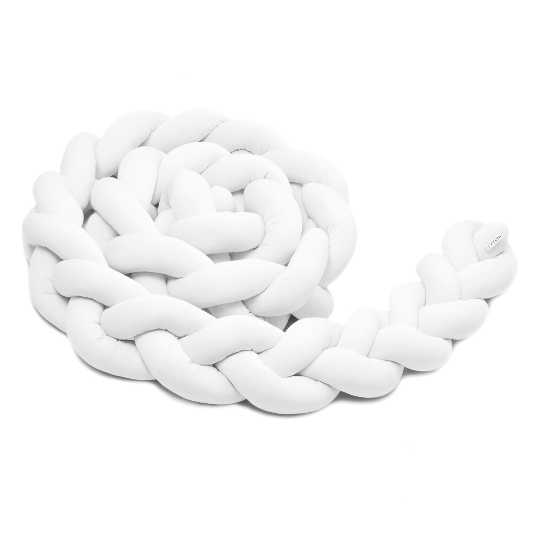 T-tomi Pletený mantinel 220 cm White T-tomi