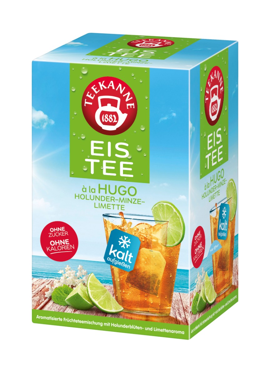Teekanne Eis Tee a la Hugo 18x2
