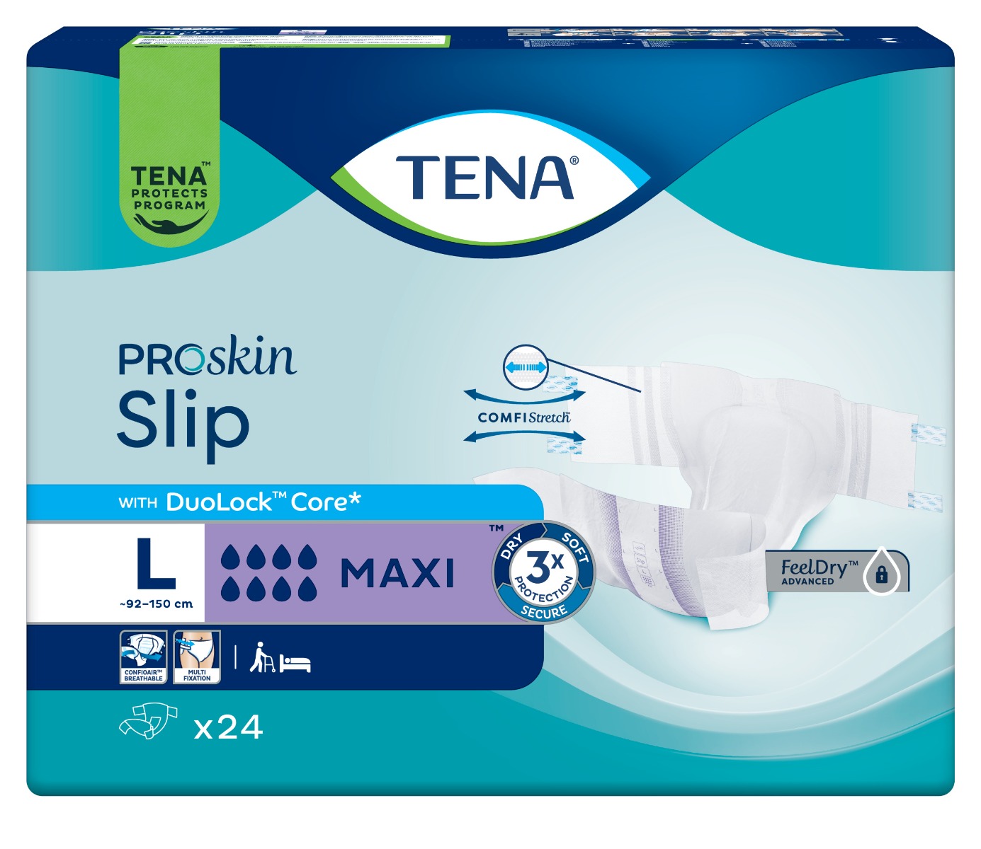 Tena Slip Maxi Large inkontinenční kalhotky 24 ks Tena