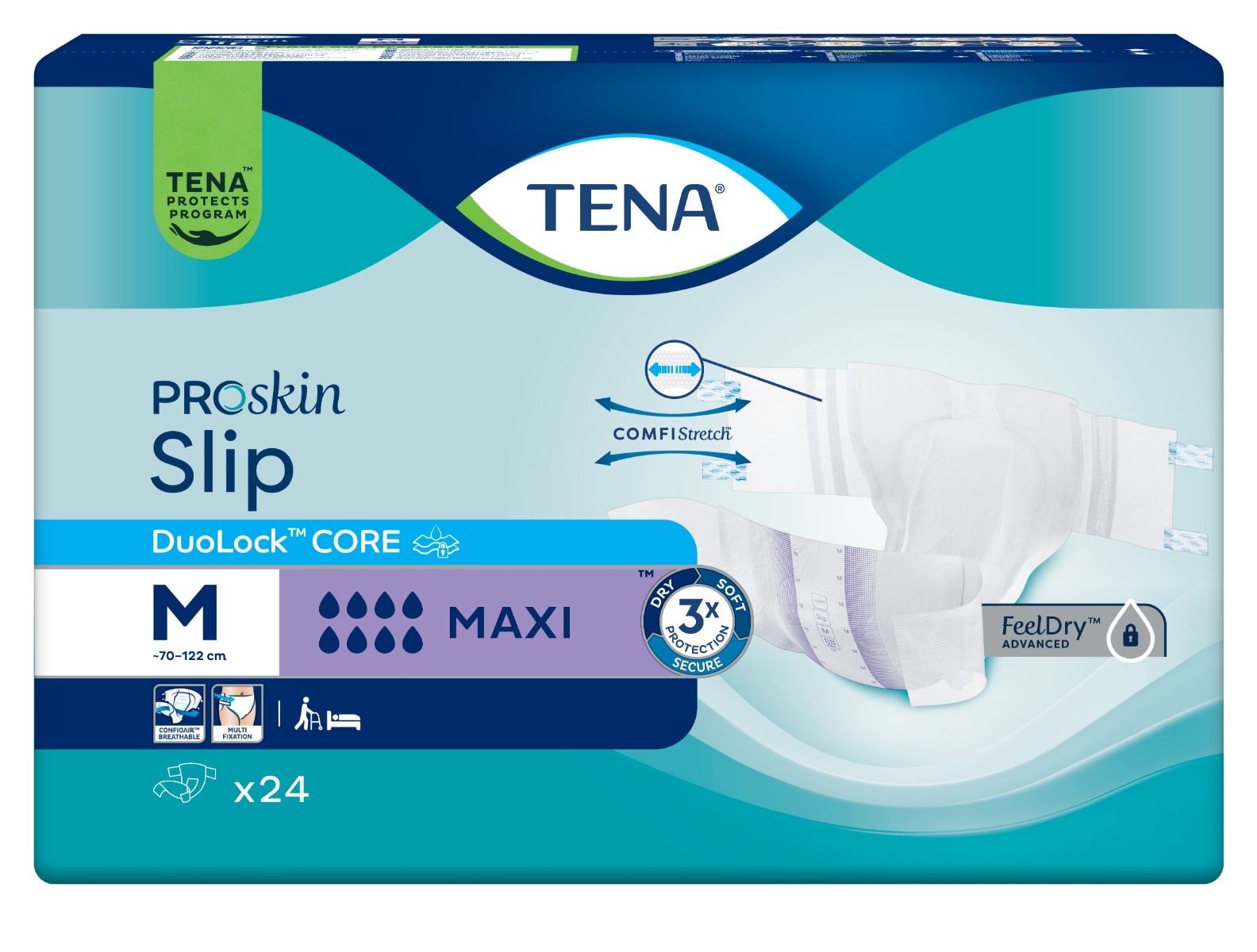 Tena Slip Maxi Medium inkontinenční kalhotky 24 ks Tena