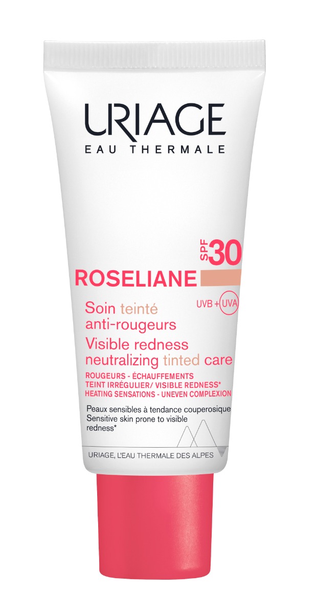 Uriage Roséliane CC Tónovaný krém pro citlivou pleť se sklonem k zčervenání SPF30 40 ml Uriage