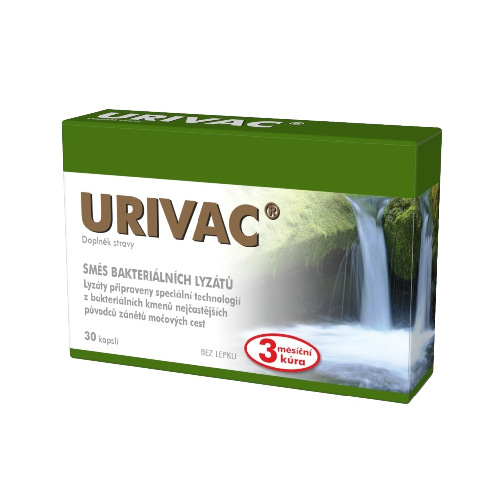 Urivac Směs bakteriálních lyzátů 30 kapslí Urivac