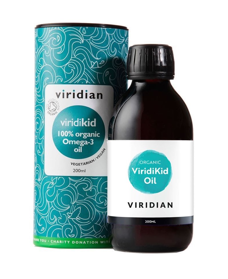Viridian Viridikid Omega 3 Oil Organic 200 ml Viridian