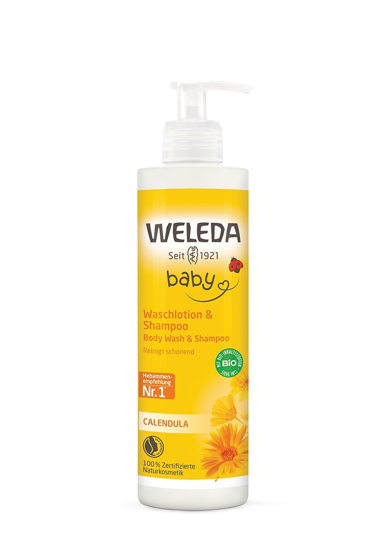 Weleda Měsíčkový mycí krém a šampon 400 ml Weleda