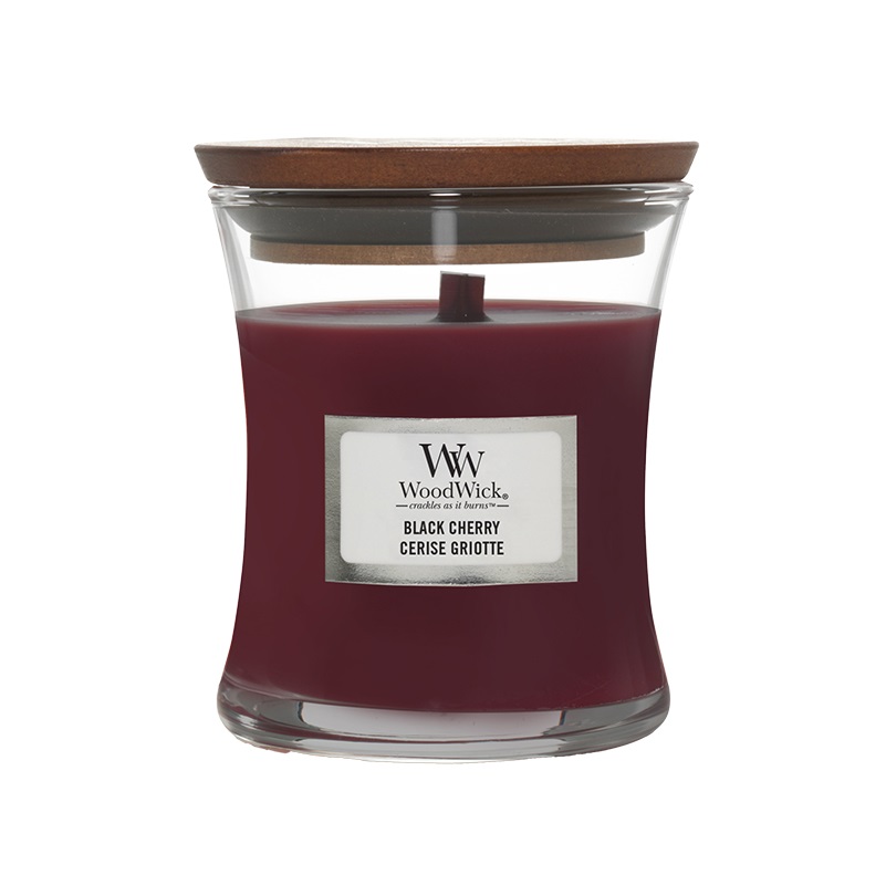 Wood Wick Vonná svíčka Black Cherry 85 g Wood Wick