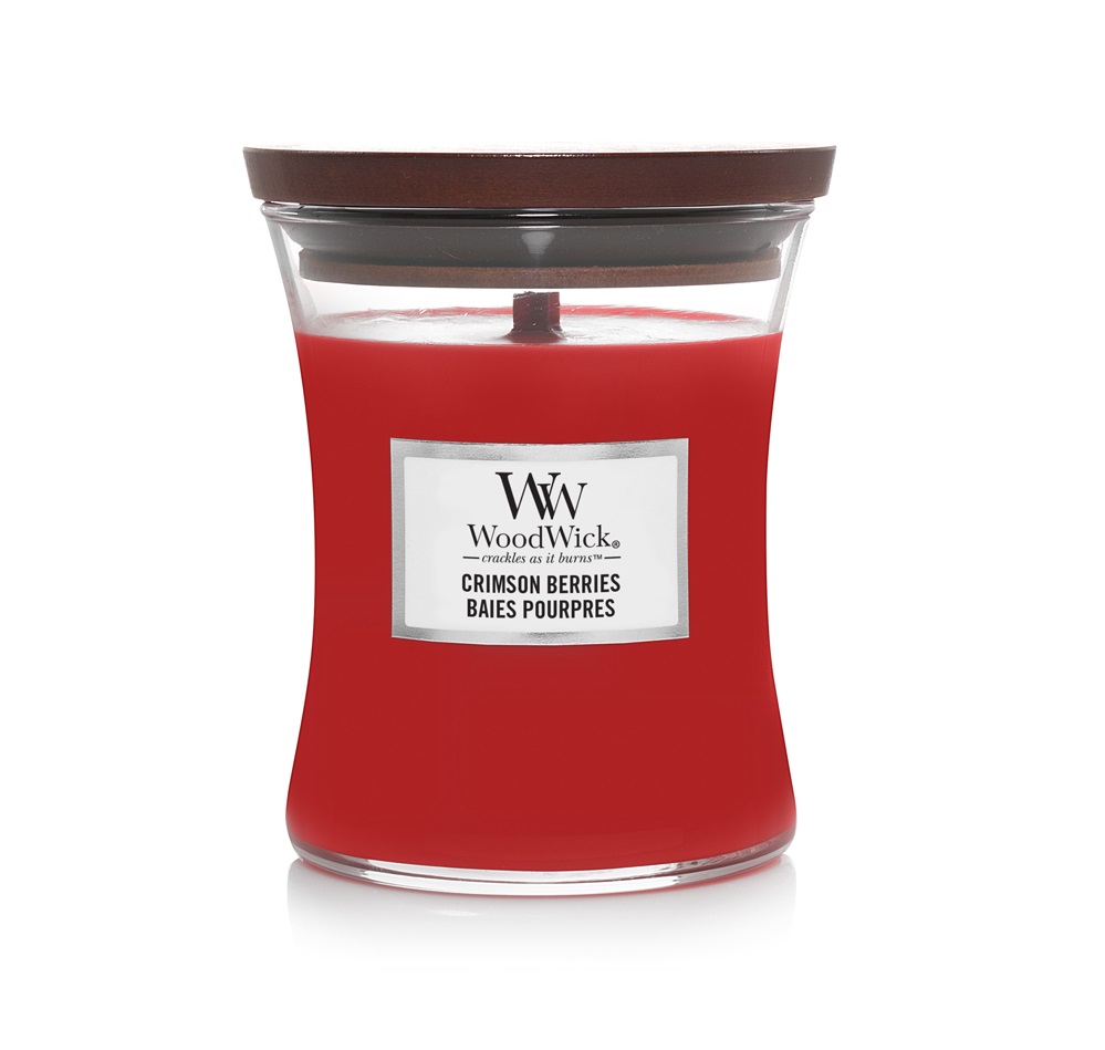 Wood Wick Vonná svíčka Crimson Berries 85 g Wood Wick