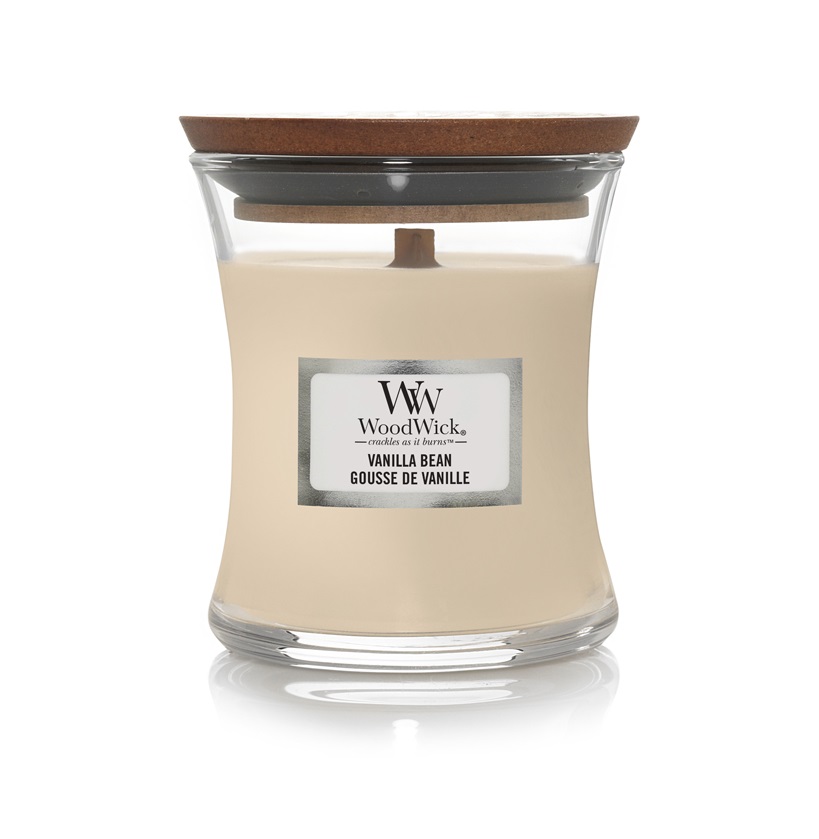 Wood Wick Vonná svíčka Vanilla Bean 85 g Wood Wick