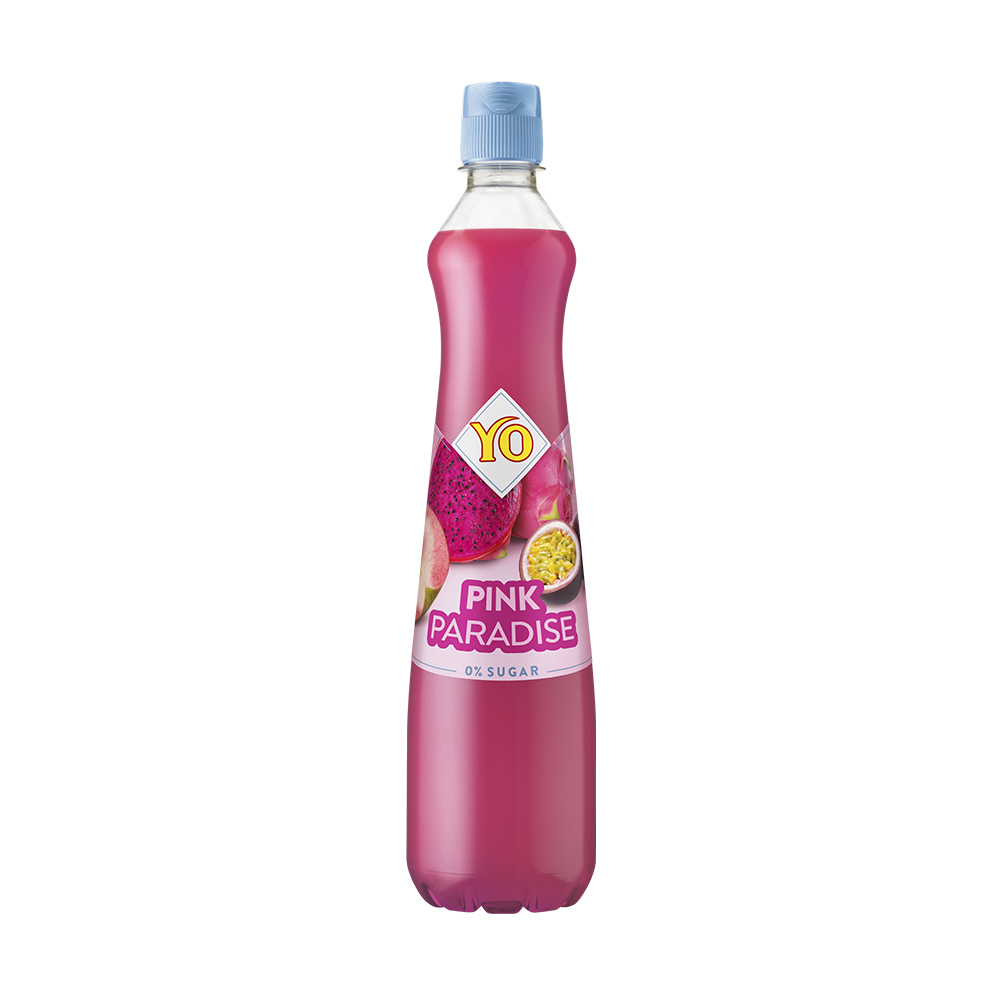 YO sirup pink paradise bez cukru 0