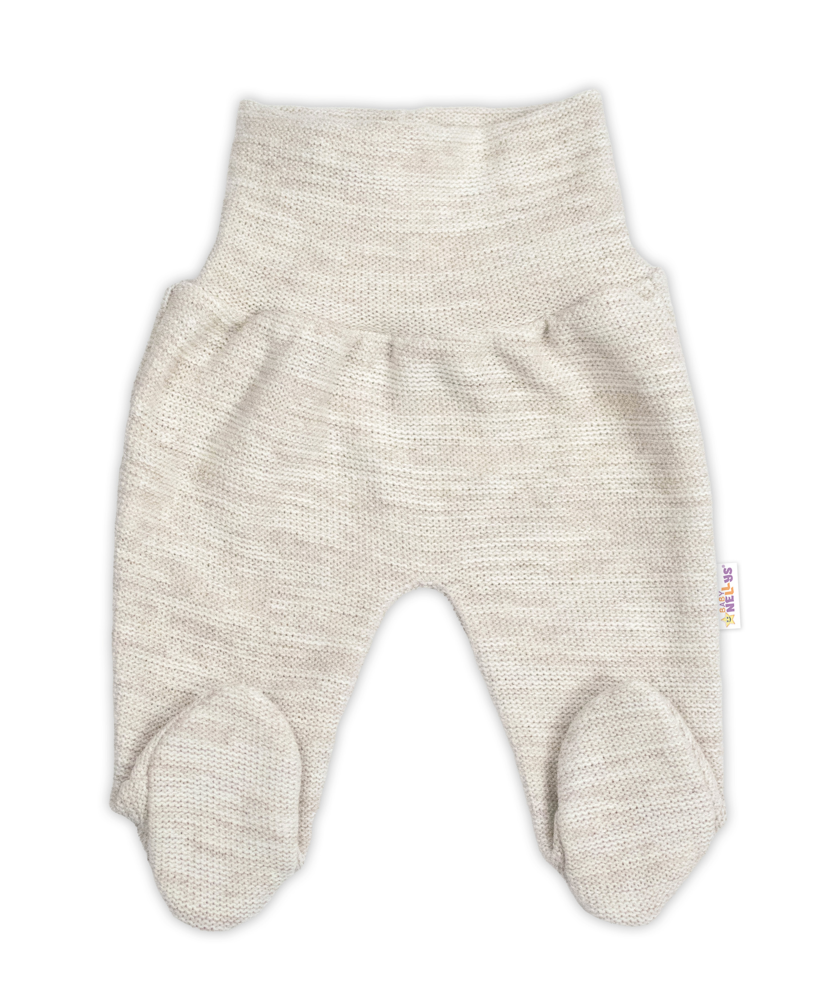 Baby Nellys Pletené kojenecké polodupačky Hand Made