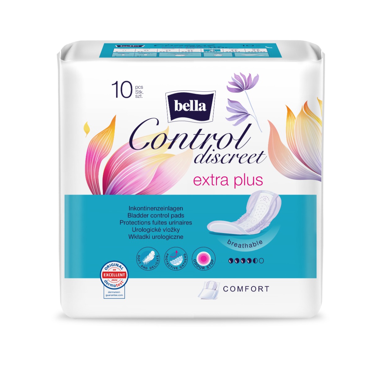 Bella Control Discreet extra plus urologické vložky 10 ks Bella