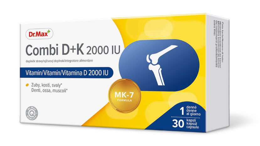 Dr. Max Combi D + K 2000 IU 30 kapslí Dr. Max
