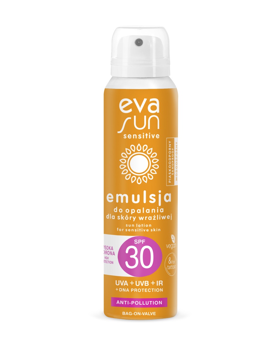 Eva Sun Emulze na opalování na citlivou pokožku SPF30 120 ml Eva Sun