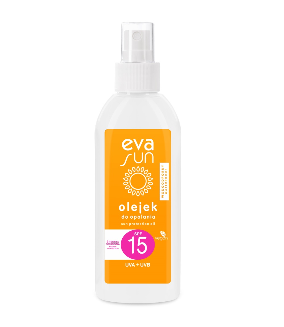 Eva Sun Olej na opalování SPF15 150 ml Eva Sun