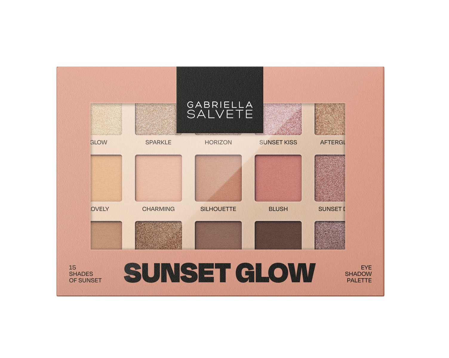 Gabriella Salvete 15 Sunset Glow paletka očních stínů 15 g Gabriella Salvete